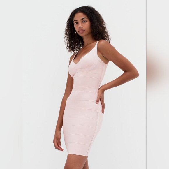 NWT ARITZIA Babaton Mason Bandage Dress Black Bodycon Adjustable Straps XXS - Picture 10 of 12